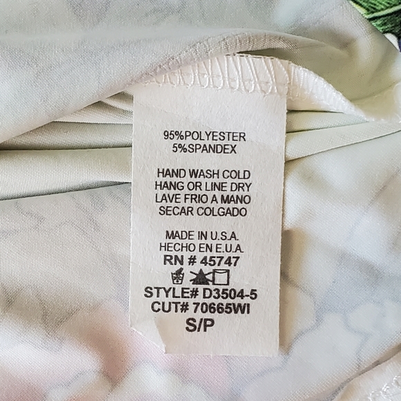 NWOT Brand "Twelve" Floral Racerback Dress by S Twelve - Picture 9 of 10